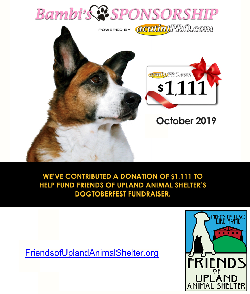 Friends of Upland Sponsor OCT 2019